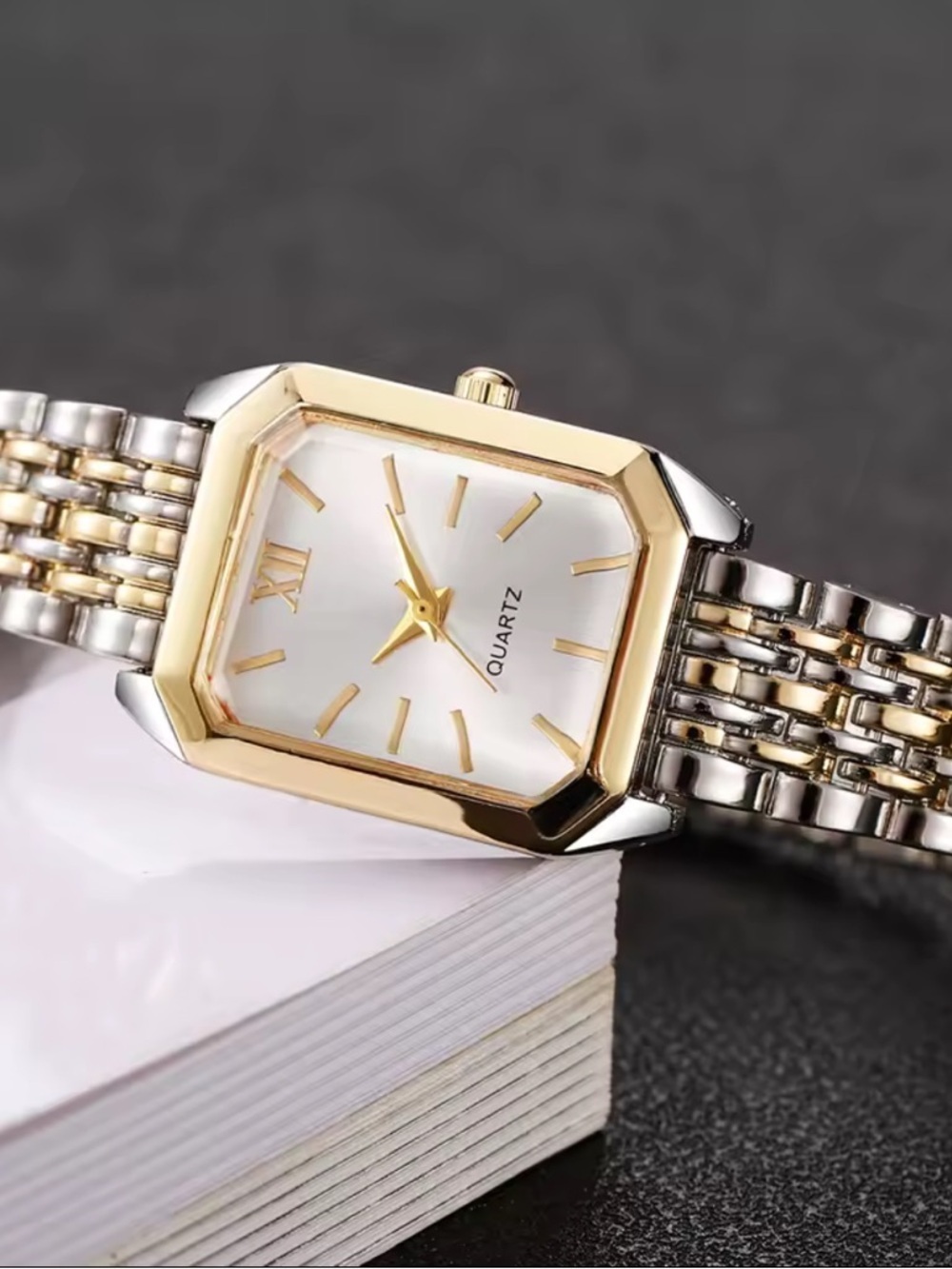 Golden Hour Mini Rectangle Watch - Picture 2 of 4